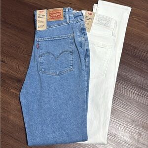 LEVIS JEANS HIGH RISE SKINNY JEANS BUNDLE
OF 2 NWT